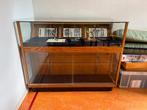 Shop counter display wood and glas huge vintage - Zonder, Nieuw