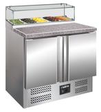 Pizzawerkbank met opzetvitrine | PS 200 G, Verzenden, Nieuw in verpakking, Ovens, Magnetrons en Steamers