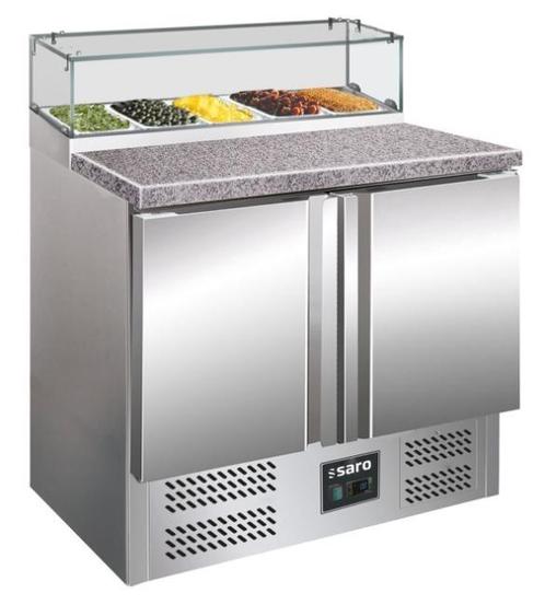 Pizzawerkbank met opzetvitrine | PS 200 G, Zakelijke goederen, Horeca | Keukenapparatuur, Nieuw in verpakking, Ovens, Magnetrons en Steamers