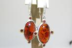 Amber Oorbellen - Hoogte: 49 mm - Breedte: 20 mm- 8.3 g -