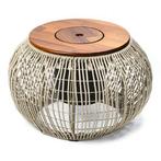 Bijzettafel tuin | Decoris | Rond (Ø 58 x 37 cm, Beige), Verzenden, Nieuw