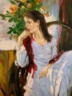 Ernesto Lucente (XX) - Modella in posa