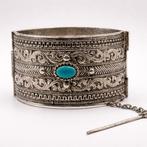 Turquoise - Zilver - Armband