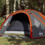 vidaXL Koepeltent 4-persoons waterdicht oranje, Caravans en Kamperen, Tenten, Verzenden, Nieuw, Tot en met 2