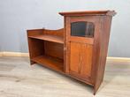 Jugendstil halkast met uniek ornament - Kast - Hout -, Antiek en Kunst