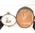 Fotolijst (2) - Verguld messing, Verguld brons, Antiek en Kunst