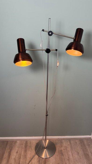 Uplighter vloerlamp - Vintage Mid Century Deens Design, Antiek en Kunst, Antiek | Lampen