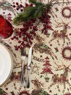 Nobelijst voor grote diners. Rudolph en kransen - Tafelkleed, Nieuw