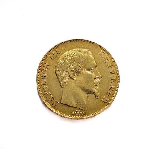 Frankrijk. 50 Francs 1857-A, Paris Napoléon III (1852-1870), Postzegels en Munten, Edelmetalen en Baren