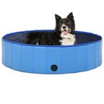 vidaXL Hondenzwembad inklapbaar 120x30 cm PVC blauw, Verzenden, Nieuw