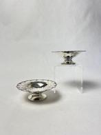 Mappin & Webb - Tazza (2) - compotes - .925 zilver, Antiek en Kunst, Antiek | Goud en Zilver