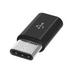 Micro-USB naar USB-C Adapter Converter - High Speed - Zwart, Verzenden, Nieuw