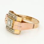 Ring - 18 karaat Geel goud, Roségoud, Witgoud Diamant, Sieraden, Tassen en Uiterlijk, Ringen, Nieuw