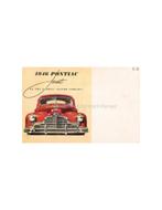 1946 PONTIAC FINEST OF THE FAMOUS SILVER STREAKS BROCHURE, Nieuw, Author