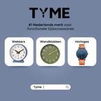 Tyme Wekker Analoog - Zonder Tikgeluid - Duidelijk leesbaar, Ophalen of Verzenden, Nieuw