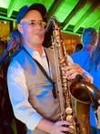 Live muziek Saxofonist Dj voor feest of evenement