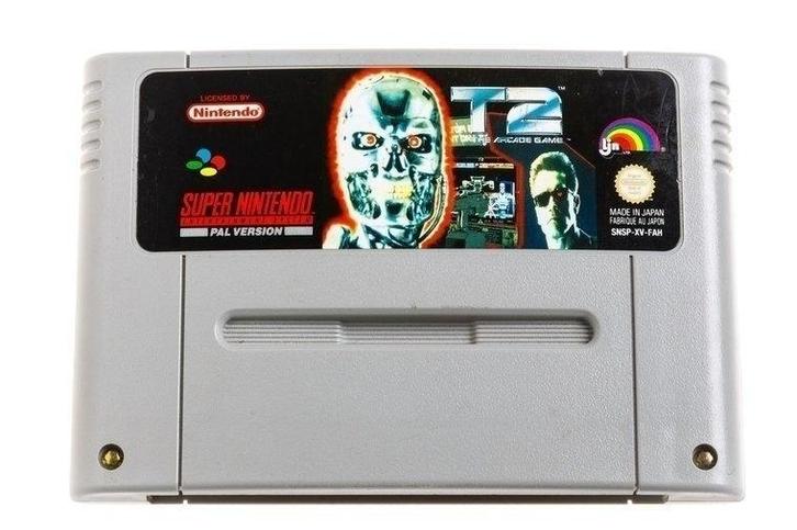 Terminator 2 (T2): The Arcade Game [Super Nintendo], Spelcomputers en Games, Games | Nintendo Super NES, Zo goed als nieuw, Ophalen of Verzenden