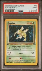 1999 Pokemon WOTC - Jungle - Scyther (Holo) (1st Edition) #1, Hobby en Vrije tijd, Verzamelkaartspellen | Pokémon, Verzenden, Nieuw