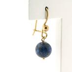 Gouden oorhangers met lapis lazuli | Vintage (oorbellen), Sieraden, Tassen en Uiterlijk, Oorbellen, Gebruikt, Overige kleuren