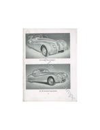 1955 JAGUAR XK 140 INSTRUCTIEBOEKJE ENGELS, Auto diversen, Handleidingen en Instructieboekjes