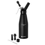 Slagroomapparaat | KitchenLine | Aluminium | Zwart | 0.95L |, Verzenden, Nieuw in verpakking