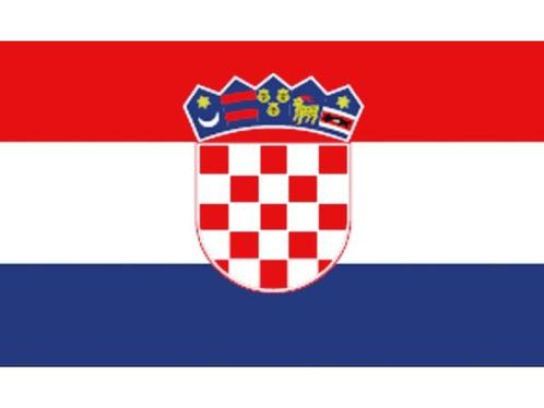 Vlag Kroatie, Watersport en Boten, Bootonderdelen, Nieuw, Zeilboot of Motorboot, Ophalen of Verzenden