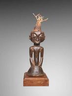 Statuette Luba Kasongo fetiche - Fetisjfiguur van voorouder, Antiek en Kunst