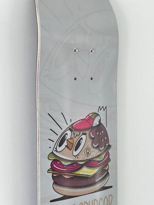 BISHOP PARIGO (1982) - Cheeseburger · No Reserve, Antiek en Kunst, Kunst | Schilderijen | Modern