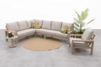 Verano lounge hoekbank + loungestoel (5-delig) - Latte, Verzenden, Nieuw, Overige materialen, Loungeset