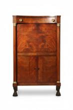 Secrétaire à abattant - Mahonie - Empire mahonie secretaire