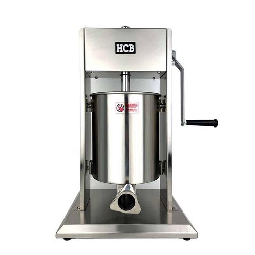 HCB Worstvuller - verticaal - 10 liter - RVS, Zakelijke goederen, Horeca | Keukenapparatuur, Nieuw in verpakking, Bakkerij en Slagerij