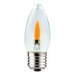 LEDmaxx LED Kaarslamp vlameffect E27 1W 1900K Flicker Flame, Ophalen of Verzenden, Nieuw