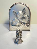 Icoon - Angelo custode - geplateerd zilver - Beeldje f.lli, Antiek en Kunst