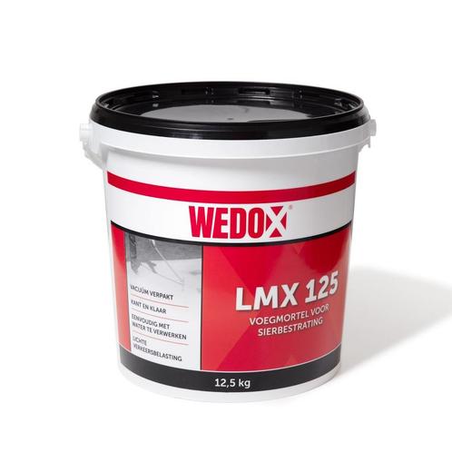 Voegmortel Wedox LMX 125 Sierbestrating 12.5Kg Steengrijs, Doe-het-zelf en Verbouw, Sanitair, Ophalen of Verzenden