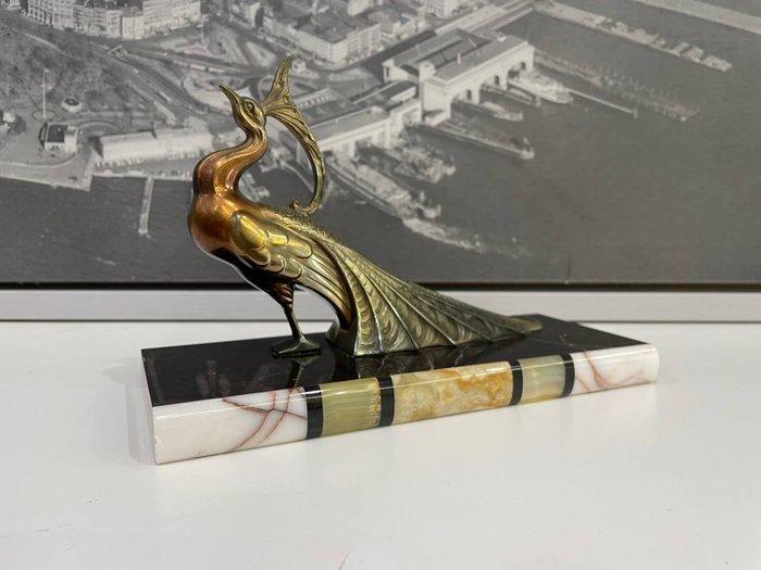 TED - Art Decò - Boekensteunen - Marmer, Régule - Elegant, Antiek en Kunst, Kunst | Designobjecten