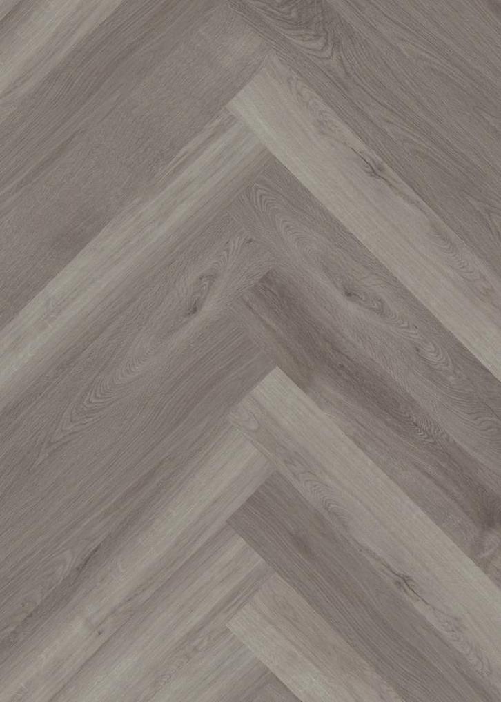 Plak pvc Visgraat grijs |  mFLOR Parva Broad Leaf 40828 Grey, Huis en Inrichting, Stoffering | Vloerbedekking, Ophalen