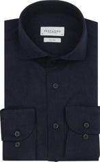 Profuomo Overhemd Peached Twill Flanel Navy maat 40 Heren, Kleding | Heren, Verzenden, Nieuw, Blauw, Profuomo