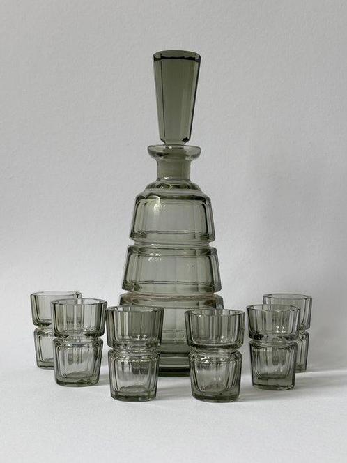 Moser & Söhne - Karaf - Kristal - Art Deco, Antiek en Kunst, Antiek | Glas en Kristal