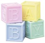 Culpitt Taartdecoratie Baby Blokken Set/4, Hobby en Vrije tijd, Taarten en Cupcakes maken, Nieuw, Verzenden