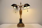 Bureaulamp - Klassieke bankiers/notaris bureaulamp (dubbel