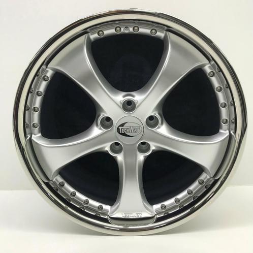 Porsche 991/997 2/4 20inch Techart Formula II Zilver NIEUW, Auto-onderdelen, Banden en Velgen, Velg(en), Nieuw, 20 inch, Personenwagen