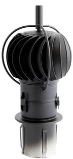 Turbowent draaikap 200 mm - ZWART, Huis en Inrichting, Haarden, Ophalen, Nieuw