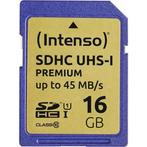 Intenso SD 16GB SD-HC UHS-I, Verzenden, Zo goed als nieuw