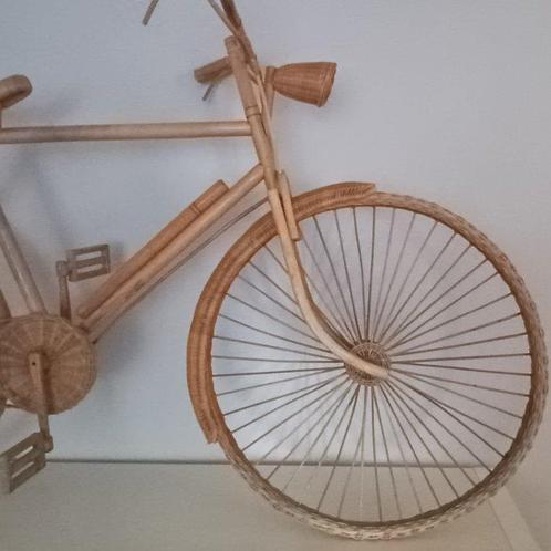 Maquette - Bicicleta 120x100 cm y bambú - Bamboe, Antiek en Kunst, Kunst | Designobjecten