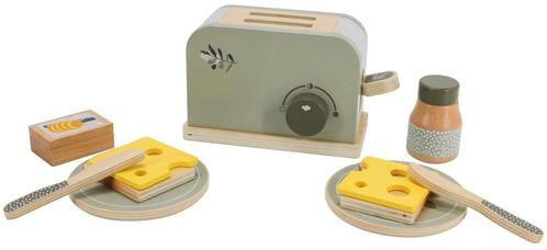 Label Label Olijfgroen Houten Broodrooster LLWT-27600, Kinderen en Baby's, Speelgoed | Houten speelgoed, Nieuw, Verzenden