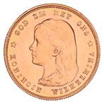 Gouden 10 Gulden Wilhelmina 1897 Pr+, Verzenden