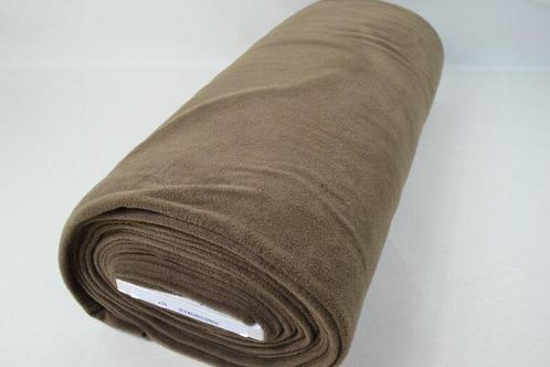 Polar Fleece Taupe, Hobby en Vrije tijd, Stoffen en Lappen, Verzenden