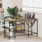 vidaXL Bureau Artisan Eiken 139 x 139 x 75 cm Bewerkt hout, Minder dan 45 cm, Verzenden, Nieuw, 70 cm of meer