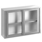 GGM Gastro | RVS wandkast - 1600x400mm - met | WSI1610, Verzenden, Nieuw in verpakking, Meubilair