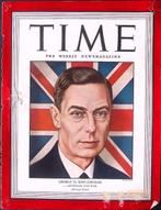 Cover Time Magazine1944 met koning George VI (lijst optie), Verzamelen, Militaria | Tweede Wereldoorlog, Verzenden, Foto of Poster